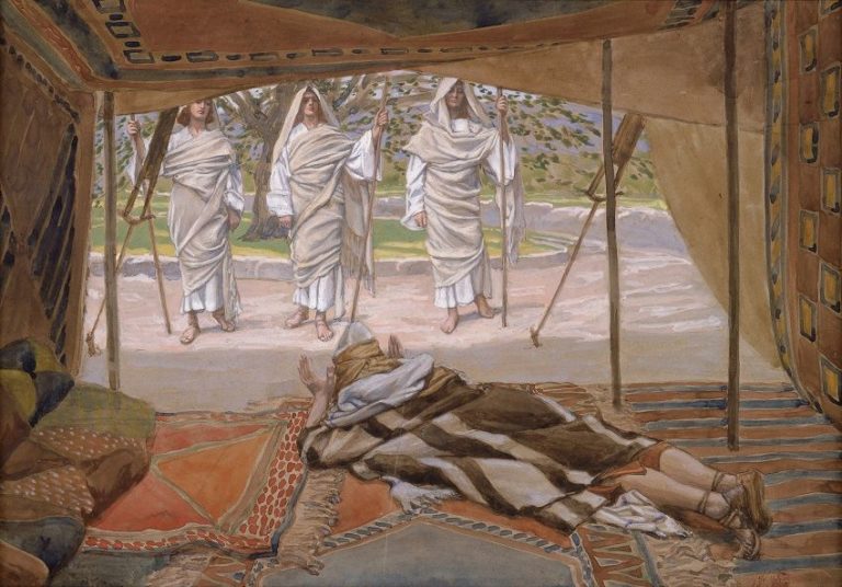 Abraham and the Three Angels. James Tissot 1836-1902 thejewishmuseum.org