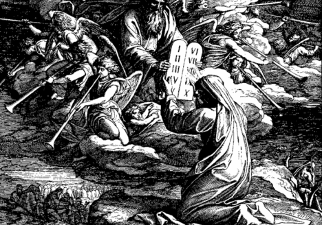 Woodcut for "Die Bibel in Bildern", 1860.