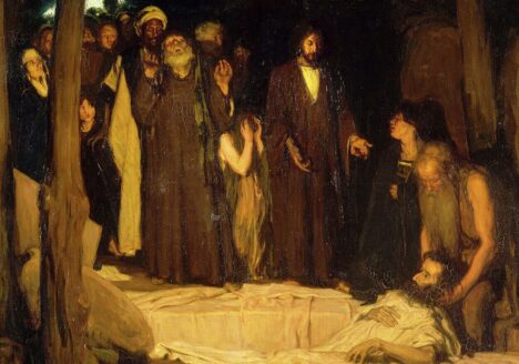 Raising of Lazarus or Resurrection of Lazarus, by Henry Ossawa Tanner. In the collections of the Musée d'Orsay.